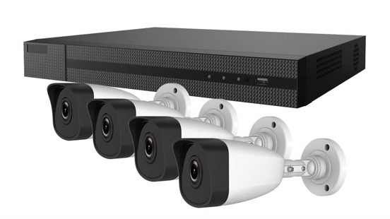 Hikvision 4 Channel IP CCTV Kit with 4 Bullet Cameras