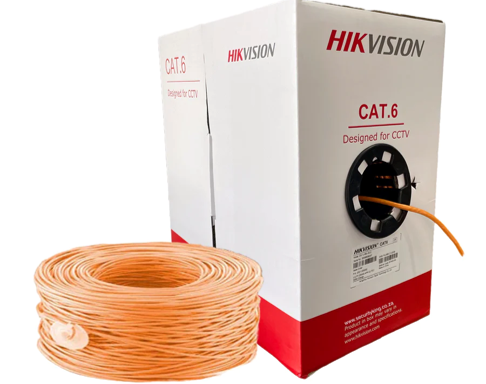 Hikvision 305m CAT6 UTP Network Cable Solid Copper (0.55 Mm, Orange)