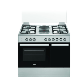 Simfer 9426SEI 4 Gas + 2 Electric Cooker - Silver